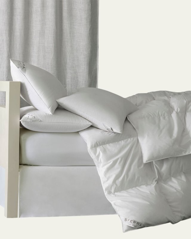 800-Fill European Down Firm Queen Pillow